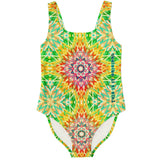 Exclusive Colorful Geometrical Mandala Design Luxury Swimsuit