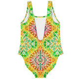 Exclusive Colorful Geometrical Mandala Design Luxury Swimsuit