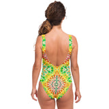 Exclusive Colorful Geometrical Mandala Design Luxury Swimsuit