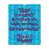 "Virgo is suddenly the bad person when we return the same energy" High Gloss Metal Art Print