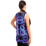 Neon Colors with Black Marble and Galaxy Design on Unisex Tank Top