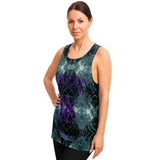 Light Emerald Green Marble Exclusive Design on Unisex Tank Top