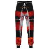 Painted Stylish Art Camouflage Red & Black Colorful Design Fashion Pants