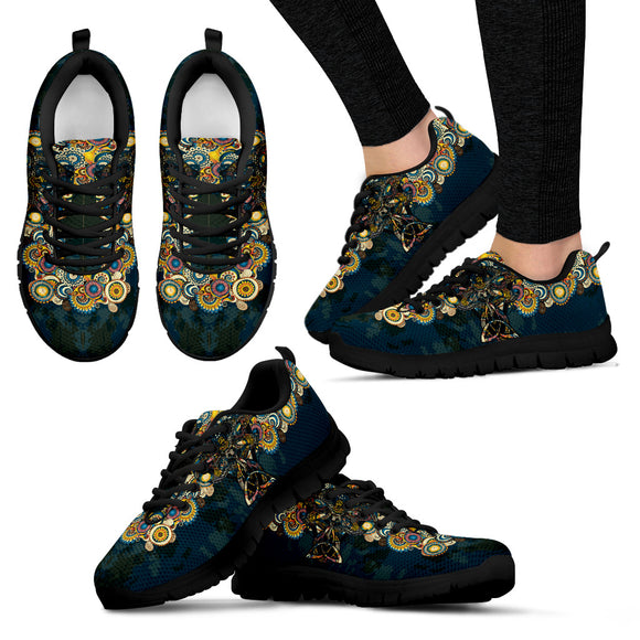 Dragonfly Mandala Love Women's Sneakers