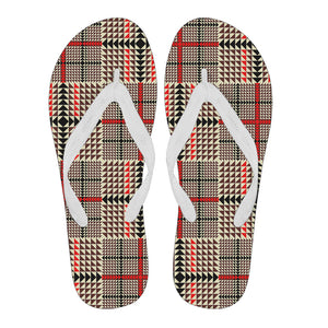 Awesome Tartan Plaid Women's Flip Flops