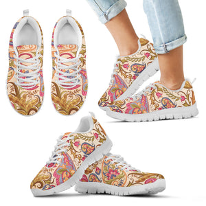 Royal Paisley Kid's Sneakers