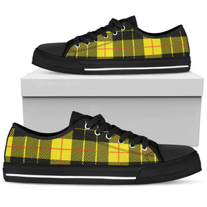 Yellow Tartan Passion Women's Low Top Shoes