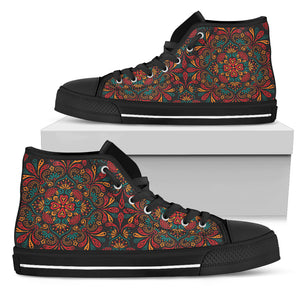 Ornamental Modern Style Women's High Top Shoes