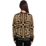 Black & Gold Luxury Ornamental Chains Design Fashion Sweatshirt