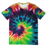 Colorful Rainbow Colors Luxury Tie Dye Design Street Wear T-shirt