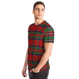 Perfect Classic Tartan Luxury Design Green And Red Street Wear T-shirt