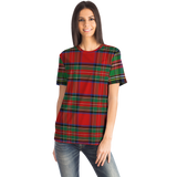 Perfect Classic Tartan Luxury Design Green And Red Street Wear T-shirt