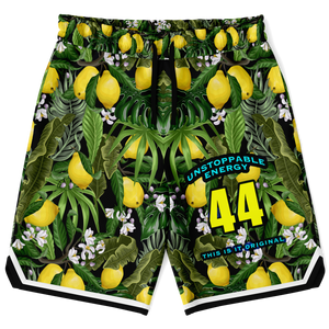 Citrus Party Luxury Unisex With Yellow Vibe Basketball Shorts