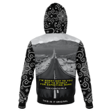 Road to Nowhere Two with Ornamental Bandana - Paisley Sleeve Design Fashion Hoodie