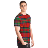 Perfect Classic Tartan Luxury Design Green And Red Street Wear T-shirt