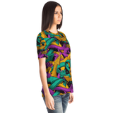 Colorful Graffiti Design Street Wear Magic Arrows T-Shirt