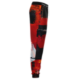 Painted Stylish Art Camouflage Red & Black Colorful Design Fashion Pants