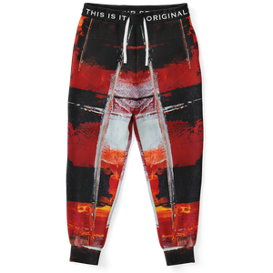 Painted Stylish Art Camouflage Red & Black Colorful Design Fashion Pants