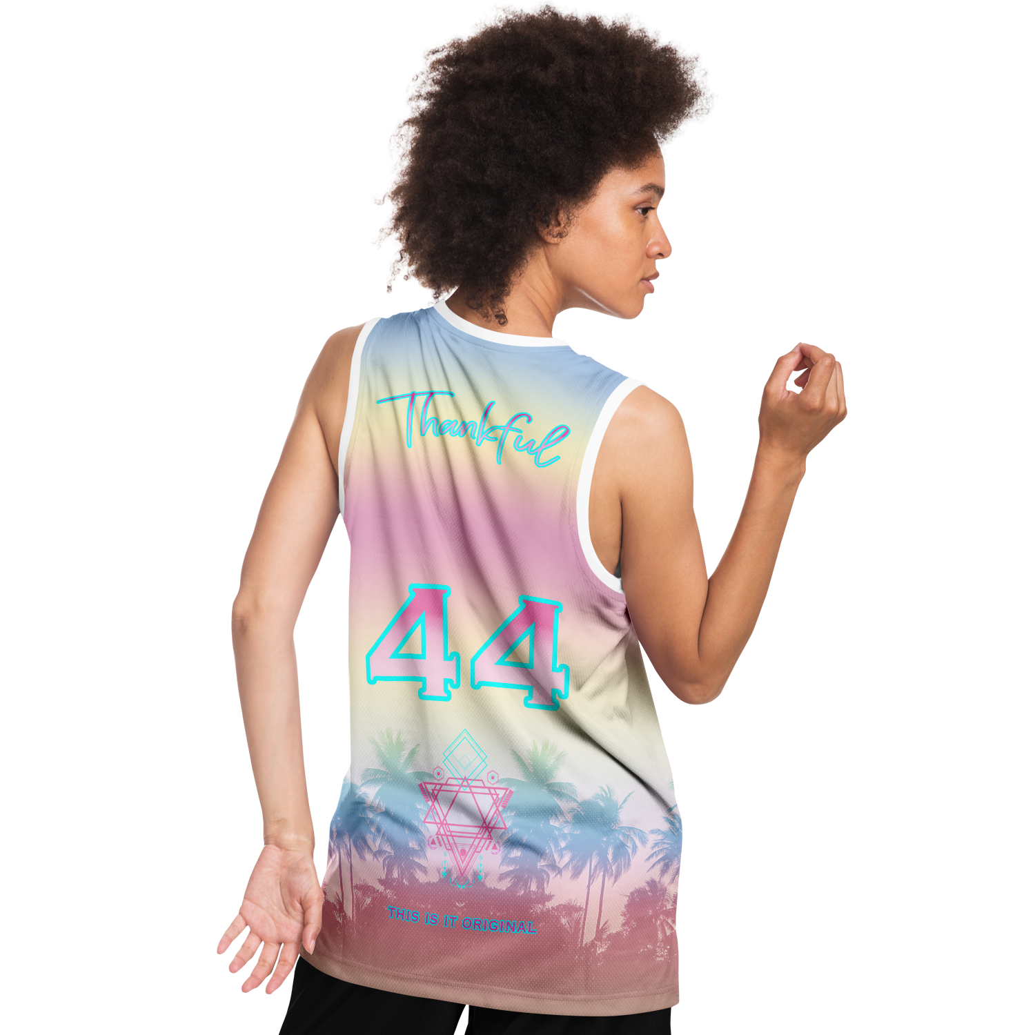 Pastel Aztec Calendar - Unisex Basketball Jersey