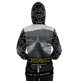 Road to Nowhere Two with Ornamental Bandana - Paisley Sleeve Design Fashion Hoodie