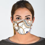 Design Luxury Gold Chains With Strap Protection Face Mask