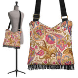 Royal Paisley Crossbody Boho Handbag