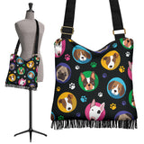 Cute Dogs Club Crossbody Boho Handbag