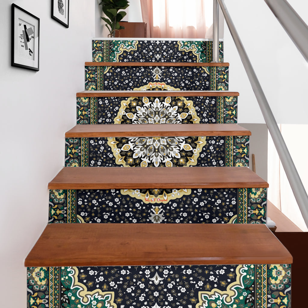 Luxury Persian Ornamental Design Three Stair Stickers (Set of 6) – This ...