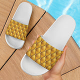 Exclusive Golden Pattern Slide Sandals