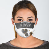 Poker Lover & Heart Card Design Protection Face Mask