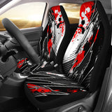 Racing Style Bloody Red & Black Vibes Car Seat Covers