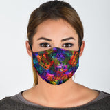 Colorful Lotus Design Protection Face Mask