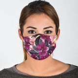 Colorful Flowers Art Two Protection Face Mask