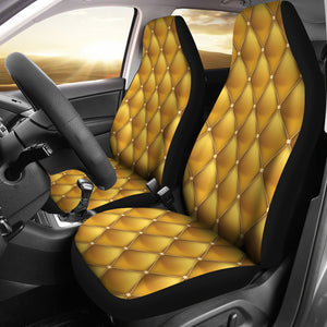 Exclusive Golden Pattern Car Seat Cover