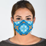 Classic Luxury Ornamental Design Two Protection Face Mask