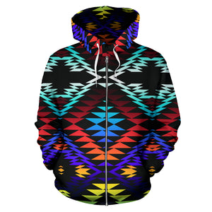 Morning Fire Zip Hoodie