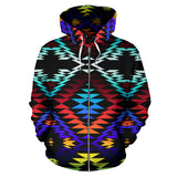 Morning Fire Zip Hoodie