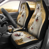 Lovely Samoyed Car Seat Covers