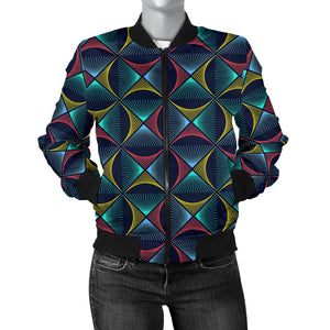 Retro Style Women's Bomber Jacket