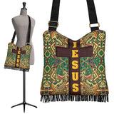 Jesus Is With You Crossbody Boho Handbag