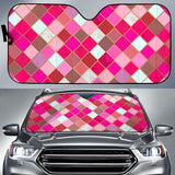 Pink Tiles Magical World Auto Sun Shades