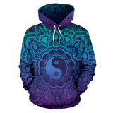 Yin Yang Mandala All Over Hoodie