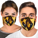 Classic Leopard Art Design Premium Protection Face Mask