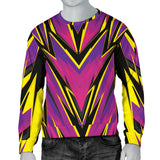 Racing Style Purple & Yellow Men's Sweater