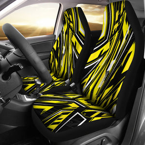 Racing Urban Style Black & Yellow Vibe Car Seat Cover