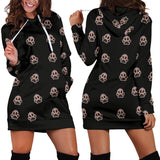 Brown Paws Women's Hoodie Dress