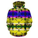 Yellow Mountains All Over Hoodie