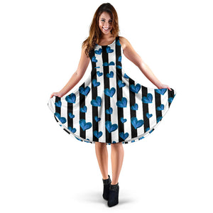 Blue Hearts Women's Dress