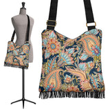 Romantic Paisley Crossbody Boho Handbag