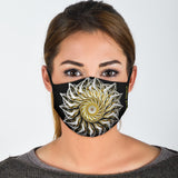 Abstract Circle Two Protection Face Mask